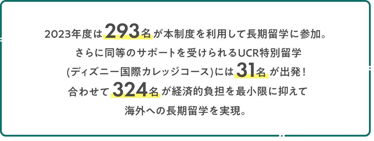 多彩な9種類の留学プログラム